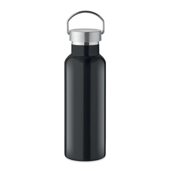 Borraccia Termica In Acciaio Con Cavallo E Girasole 620 Ml - Isolata E A Prova Di Perdite