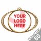Medaglia oro diametro mm 80 personalizzabile con ali