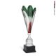  Coppa argento petalo retato tricolore 46h