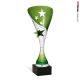  Coppa verde stelle traforate in ABS 35h