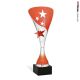  Coppa rossa stelle traforate in ABS 39h