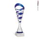  Coppa a fasce incrociate argento blu 35h
