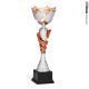 Coppa Vortice argento-bronzo h36