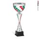 Coppa tricolore tazza in metallo h31
