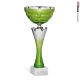 Coppa mezza sfera verde h35