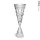 Coppa conica intreccio argento h37