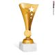 Coppa podio aperta stellata con resina opzionale oro h18