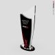Trofeo in plexiglass black or white BlackSatin2 220