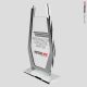 Trofeo in plexiglass Podio4 con cornice argentata 280