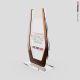 Trofeo in plexiglass Podio4 con cornice bronzo 250
