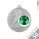  Medaglia in metallo podio 50 mm argento