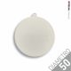 Medaglia TR bianca liscia diametro 50 mm personalizzata in metallo