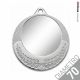 Medaglia argento diametro mm 70 economica personalizzata in metallo