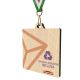 medaglia in legno