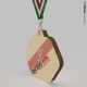 medaglia in legno