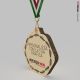 medaglia in legno