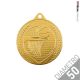  Medaglia in metallo basket oro 50 mm