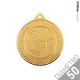  Medaglia in metallo calcio oro 50 mm