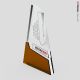 Trofeo in plexiglass Podio5 con base bronzo 180