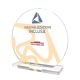 Targa In Plexiglass Circolare da Premiazione Linea Wide2 H 200 mm