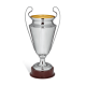 Coppa Champions League Argento Interno Oro Altezza 72 cm