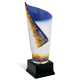 Trofeo Ceramica Cono Avvolto Multicolore Altezza 50.5 cm