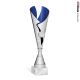 Coppa crepata argento-blu con resina opzionale h35