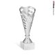 Coppa con fessure e resina opzionale Silver h19