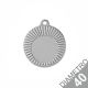  Medaglia argento mm 40 in metallo raggiata