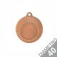  Medaglia bronzo mm 40 in metallo raggiata