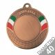  Medaglia bronzo mm 40 con tricolore smaltata