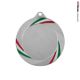  Medaglia argento mm 70 in metallo tricolore