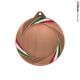  Medaglia bronzo mm 70 in metallo tricolore