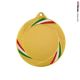  Medaglia oro mm 70 in metallo tricolore