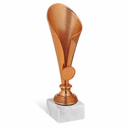 Tecnocoppe Coppa Dorata Altezza 18,00 Cm. Targhetta Personalizzata - 10