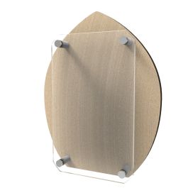 Targa fuoriporta Famiglia in legno personalizzata - taglio laser