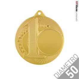 Medaglia in Metallo Podio Oro 50mm