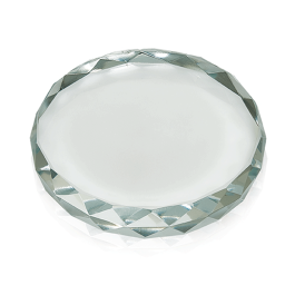 Presse-papiers Aigle Cristal Transparent Design Italien Hauteur 16 Cm