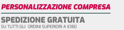 personalizzazione gratuita - trasporto gratuito
